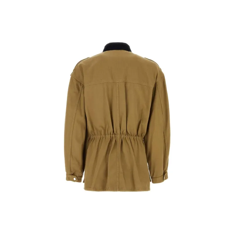 ISABEL MARANT Drawstring Denim Jacket-1