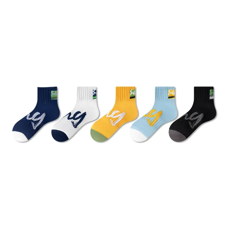 MIIOW Ankle Socks Men's 5 Pack Mixed Color-15