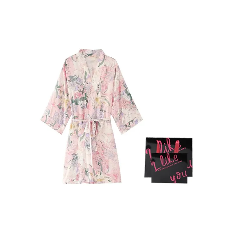 Flow Yarn Women's Bath Robes-2