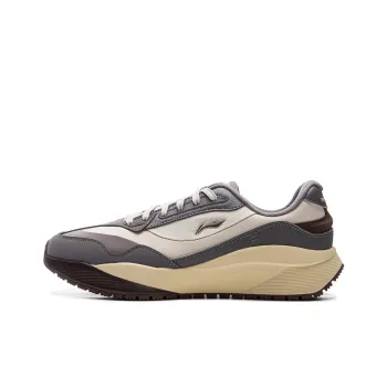 LiNing Load Capacity 2.0 Non-slip Lightweight Low-Top Casual Shoes Men's Beige Gray