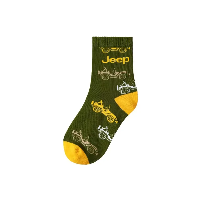 Jeep Unisex Mid-Calf Socks-4