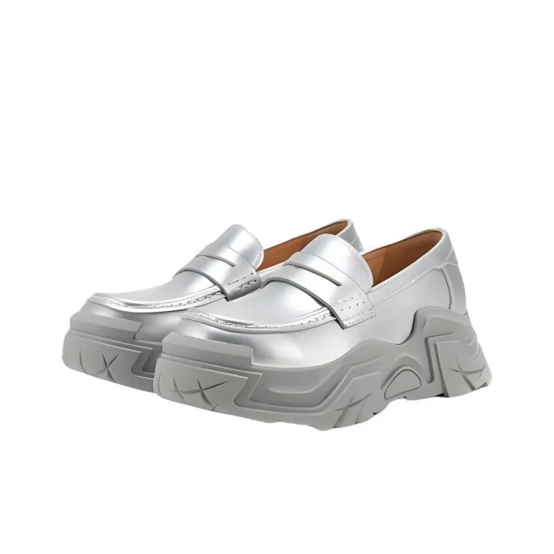 Teenie Weenie Loafers Women's Black/Silver-7
