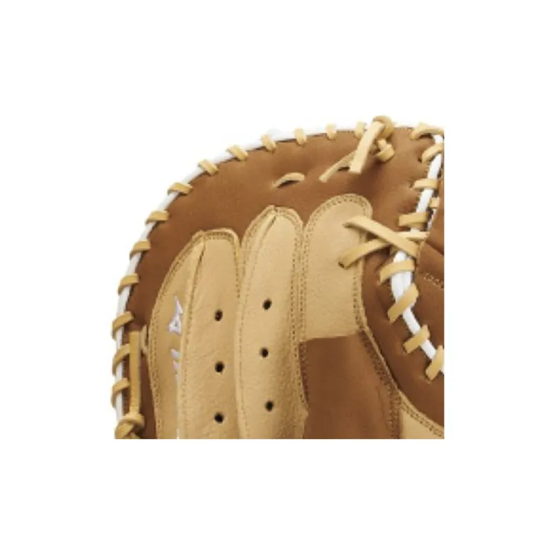 Mizuno Baseball Gloves Catcher's Glove Top Grain Cow Leather Unisex Brown-4