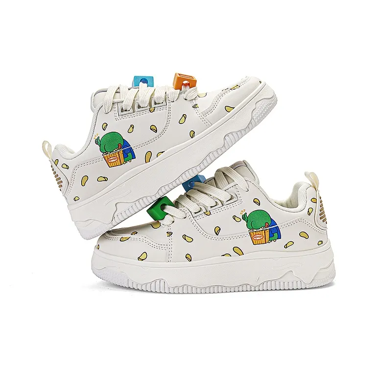Pepe The Frog Skateboard Shoes Unisex Low Top Classic Black White/Pearl Beige/Tangerine/Ocean Blue/Mismatched-24