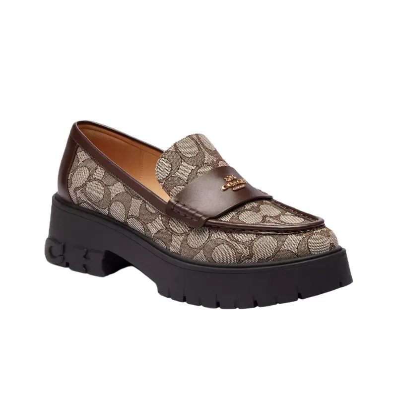COACH Loafers Women's Brown-2