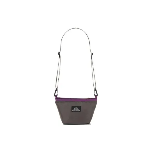 GREGORY Nylon Shoulder Bag Crossbody Bag Unisex Gray & Purple