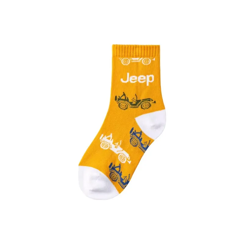 Jeep Unisex Mid-Calf Socks-1