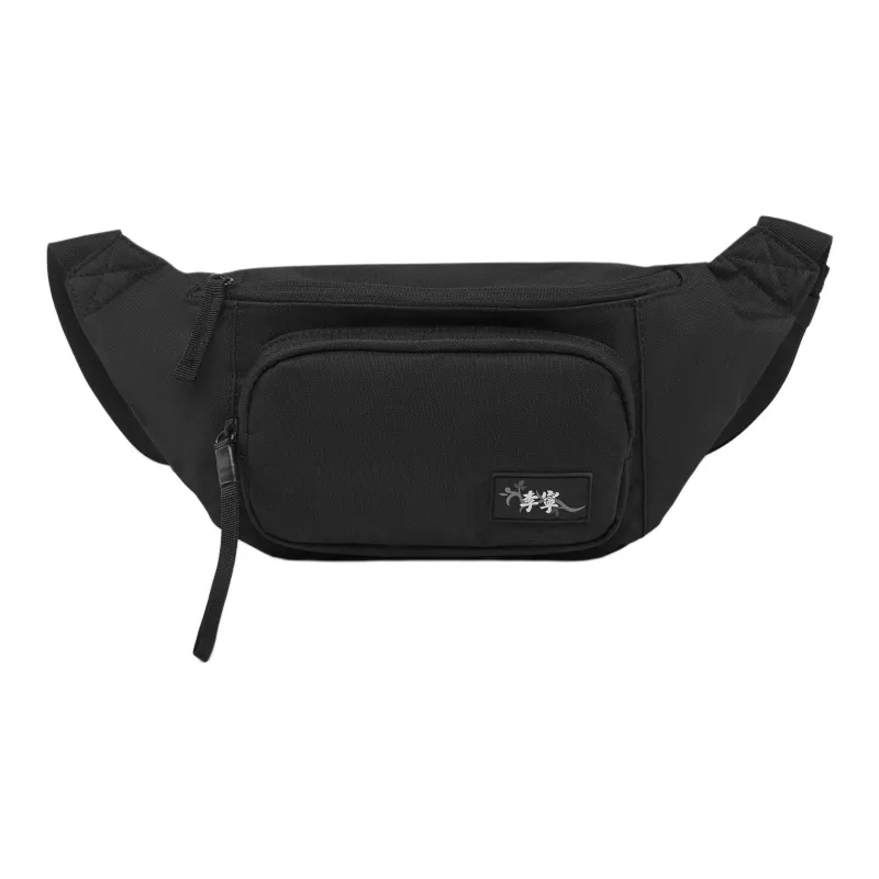 LiNing Chinese Culture Series Polyester Sling Bag Unisex Black-0