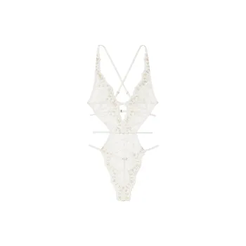 Victoria's Secret Bodysuits Women's White