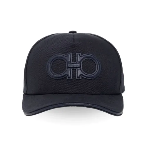 Ferragamo Logo Patch Baseball Cap