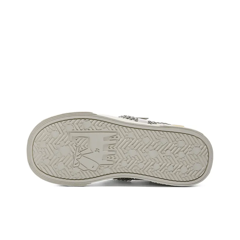 Q AND Coverage Slip Resistant Cushioning Abrasion Resistant Height Increasing Low Top Skateboard Shoes Unisex-20