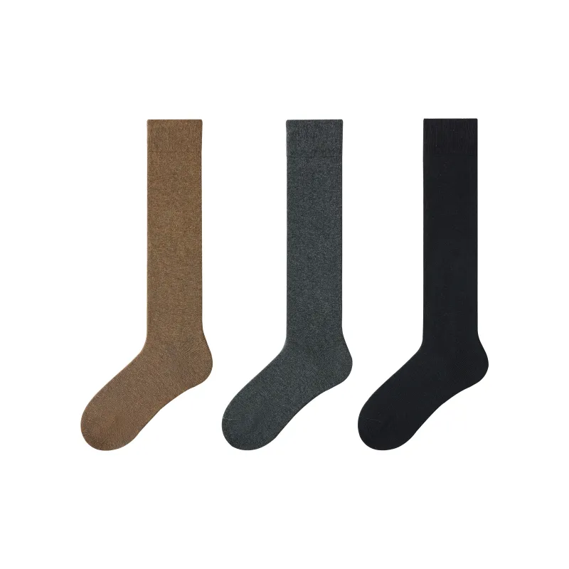 Caramella Knee High Socks Women's 3 Pack Black-4