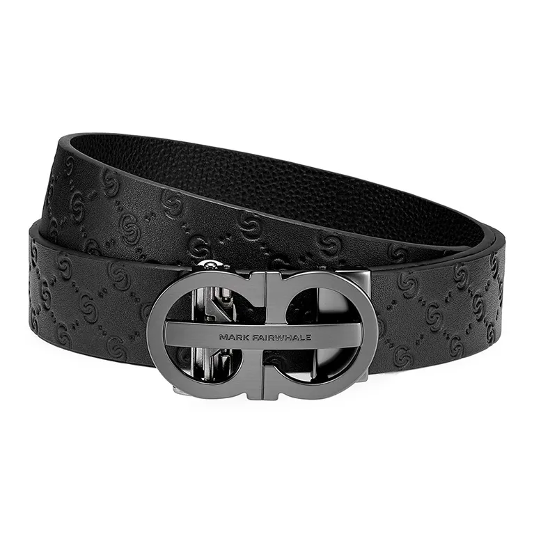 FAIRWHALE Top Grain Cow Leather Belts Men's Width 3.5CM-3