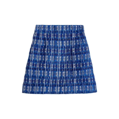 SCANLAN THEODORE Casual Short Skirts Women's Cobalt Blue