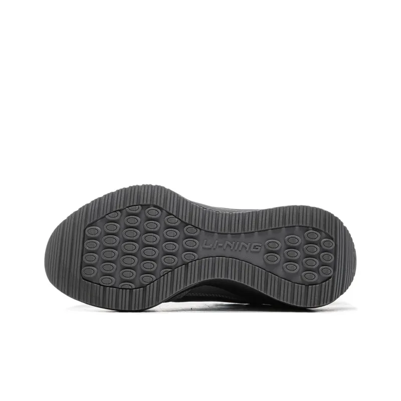 LiNing Load Capacity 2.0 Non slip Lightweight Low Top Casual Shoes Women's Gray Black-5