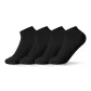 [No-Show Socks]4 Black