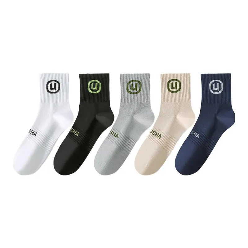 Lanza Mid Calf Socks Men's 5 Pack-4