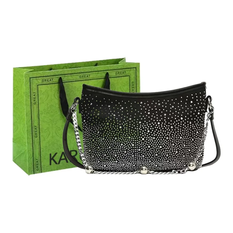 KARUISHA Denim Shoulder Bag Women's-8