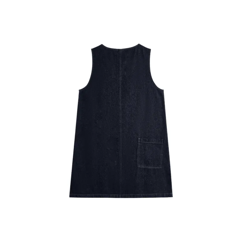 GAP Sleeveless Dresses Women's Dark Color Washed-1