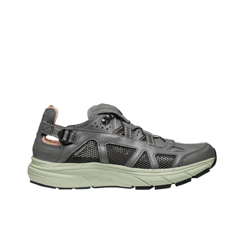 SALOMON Techsonic Slip Resistant Breathable Low Top Casual Running Shoes Unisex Gray-1