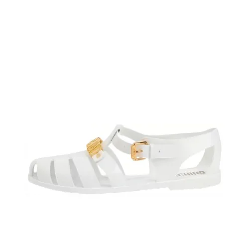 MOSCHINO Logo Jelly Sandals