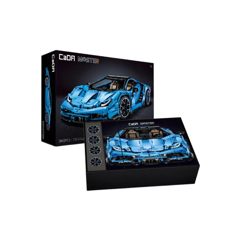 CADA Master Technic Century Bull 770-4 Mad Bull Racing Car Building Blocks 3842pcs C61041-12