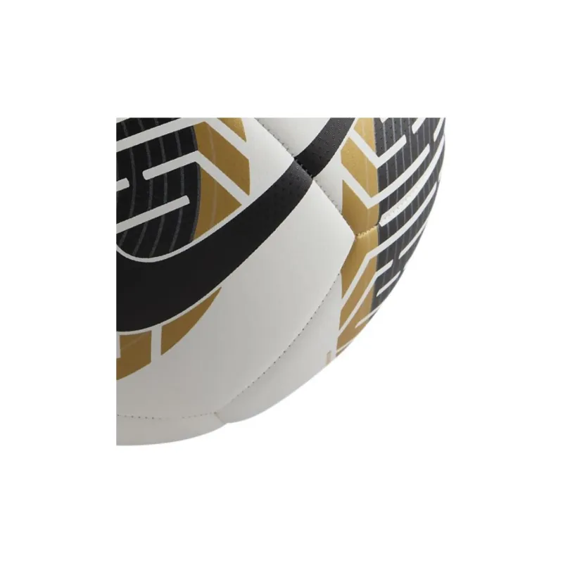 Nike Size 3, Size 4, Size 5 Soccer Rubber Machine Stitched Soccer Ball Unisex Black White Gold-4