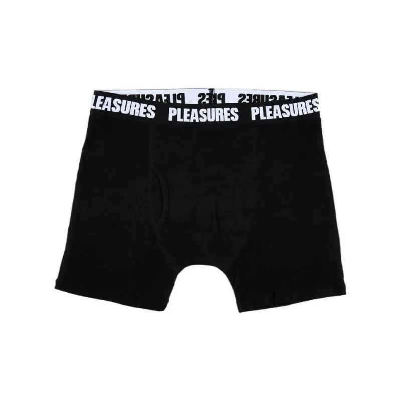 PLEASURES Boxer Brief 2 Pack 'Black/White'-1