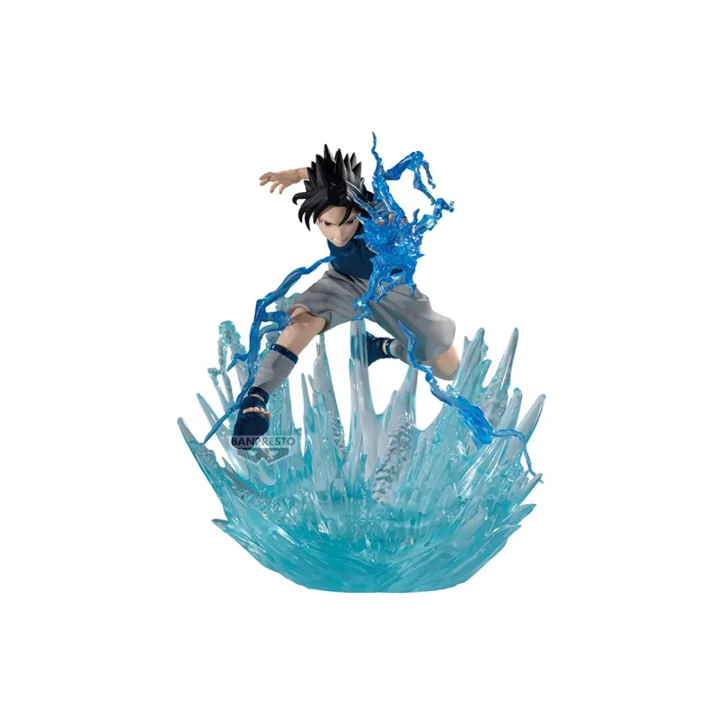 BANPRESTO Sasuke Uchiha Naruto EFFECTREME Houndstooth Bonus Gifts 12cm-0
