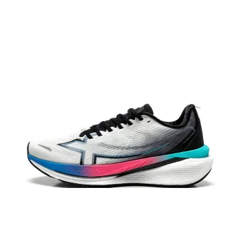 XTEP 360X SE Cushioning Breathable Low Top Running Shoes Men's White Black