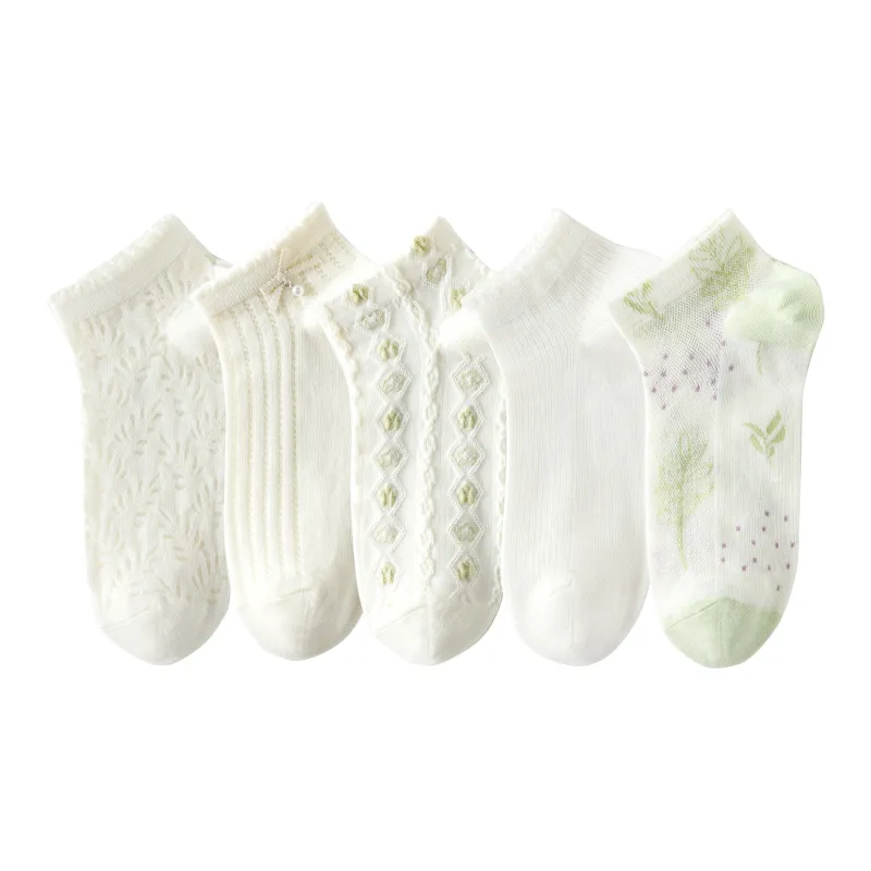 Caramella No Show Socks Women's 5 Pack-12