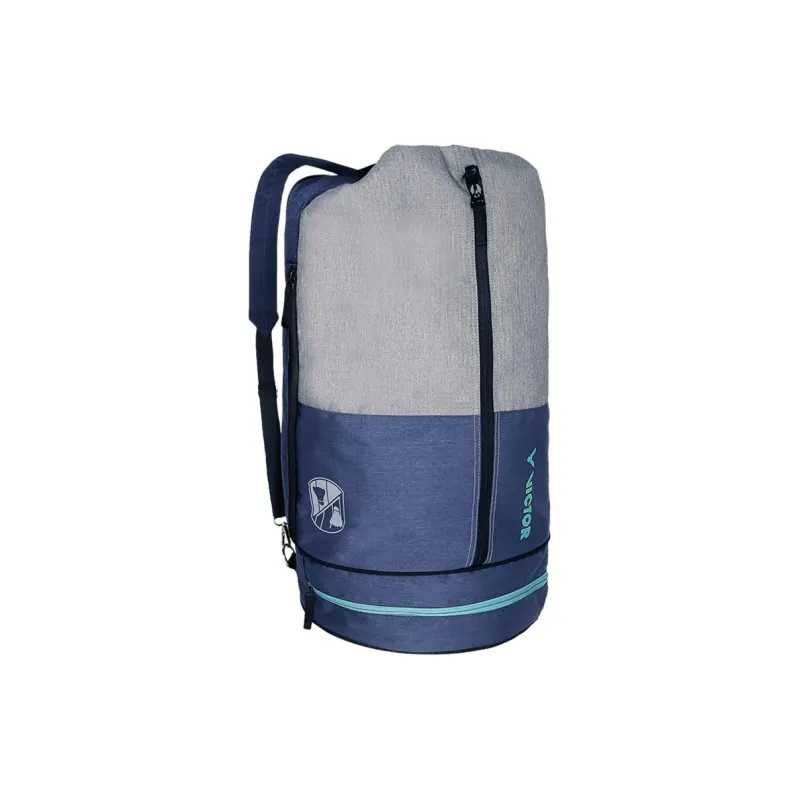 VICTOR Badminton Racket Bags One Sporty Style Backpack Blue Gray Unisex Individual Shoe Compartment-4