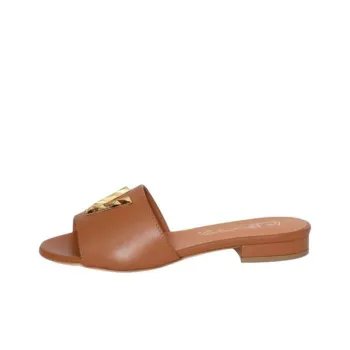 Via Roma 15 Slide Slippers Women's Brown