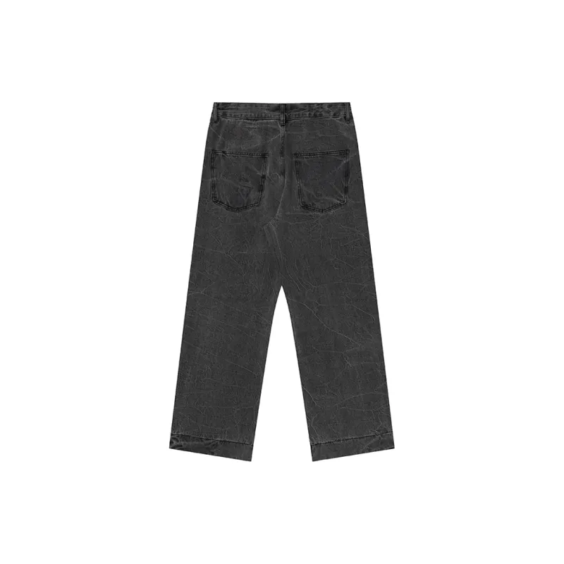 HKRXEC Jeans Unisex Black-1