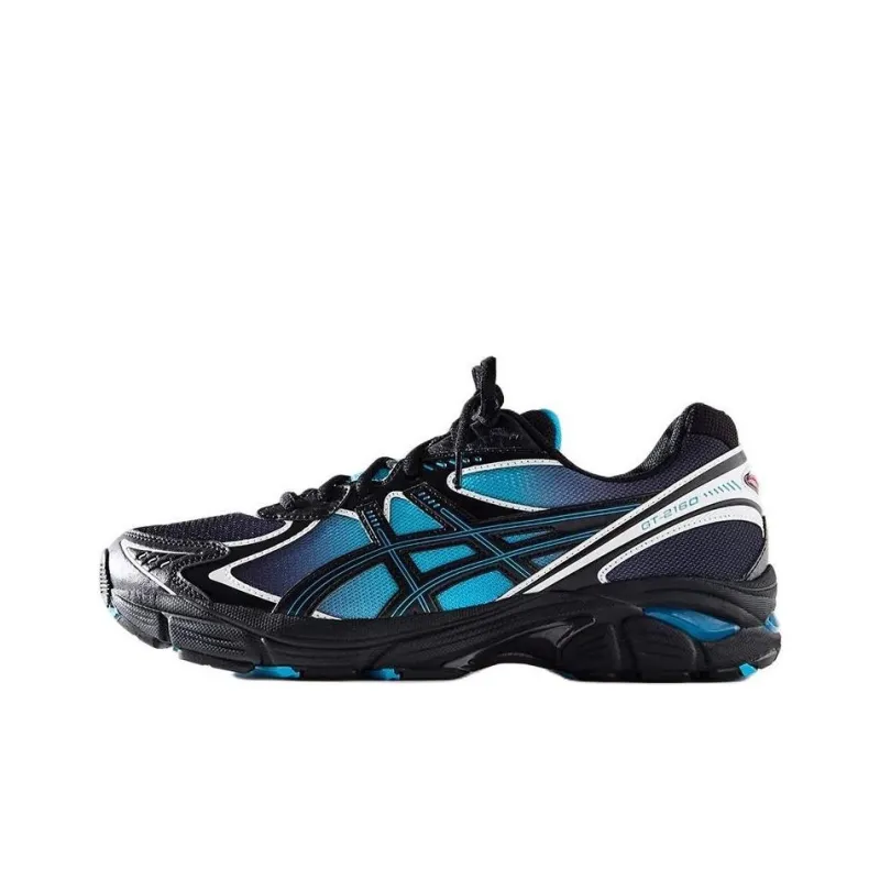 KITH X Marvel Super Villains x Asics GT-2160 Anti-Slip Wear-Resistant Low-Top Casual Running Shoes Unisex Black Blue-1