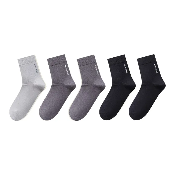 HLA SS23 Mid Calf Socks Men's 5 Pack-0