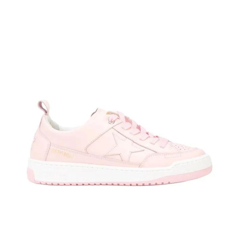 Golden Goose Yeah Skateboard Shoes Women's Low Top Pink-1