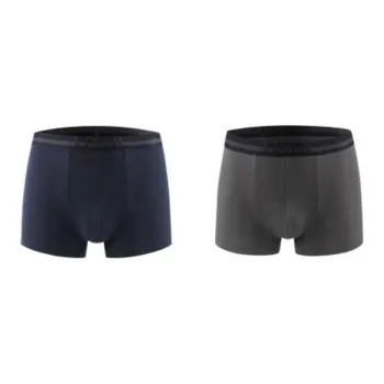 Yiner Life Solid Color Boxer Briefs Men's