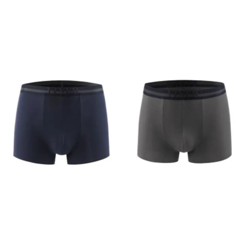 Yiner Life Solid Color Boxer Briefs Men's-0