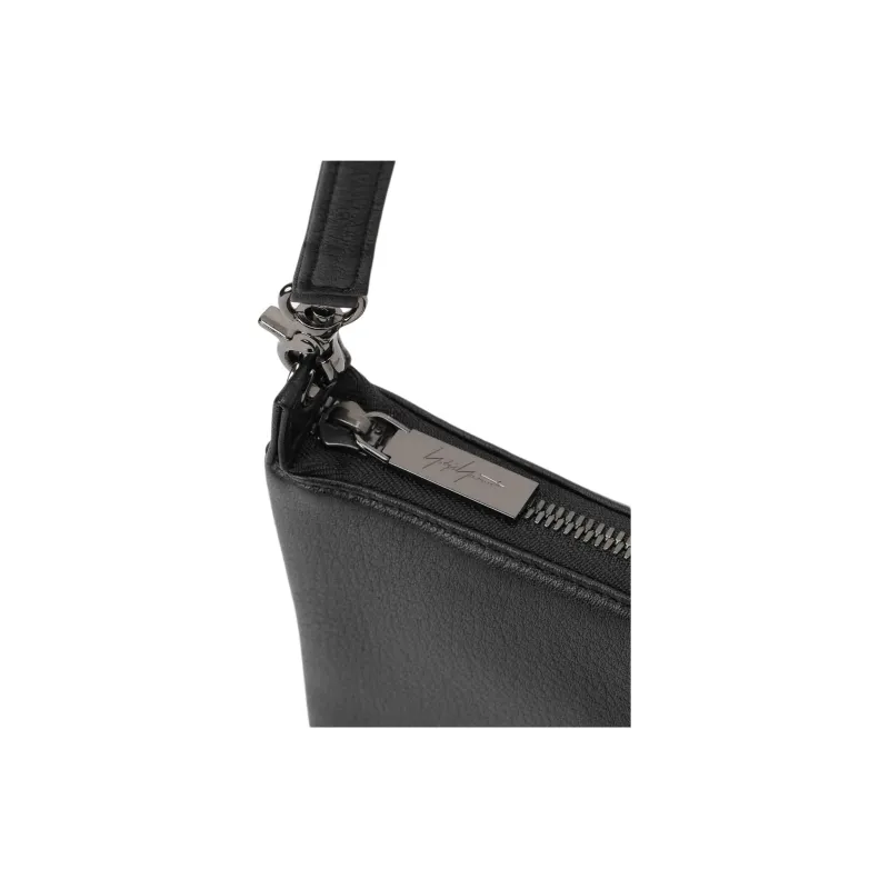 Yohji Yamamoto Cow Leather Crossbody Bag Shoulder Bag Men's Black-4