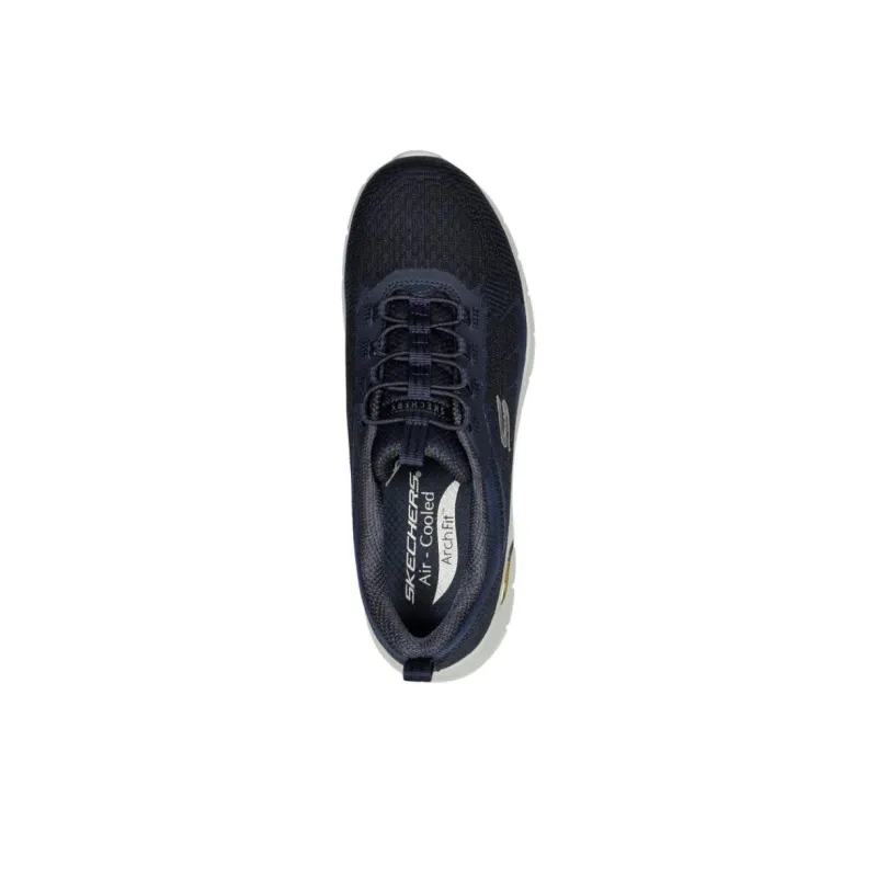 Skechers ARCH FIT VISTA Breathable Anti-Slip And Wear-Resistant Low-Top Casual Shoes Women's Blue-3