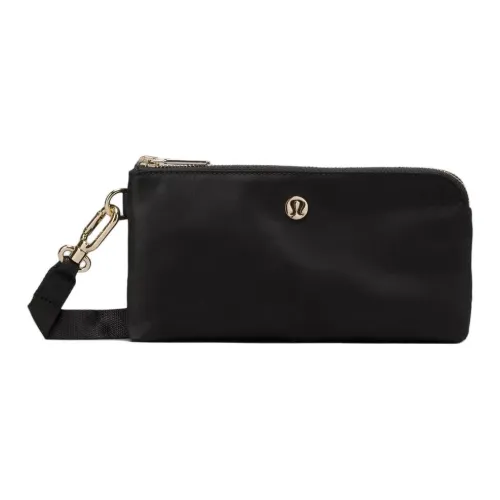 Lululemon Nylon Wrist Bag Regular Women's Black
