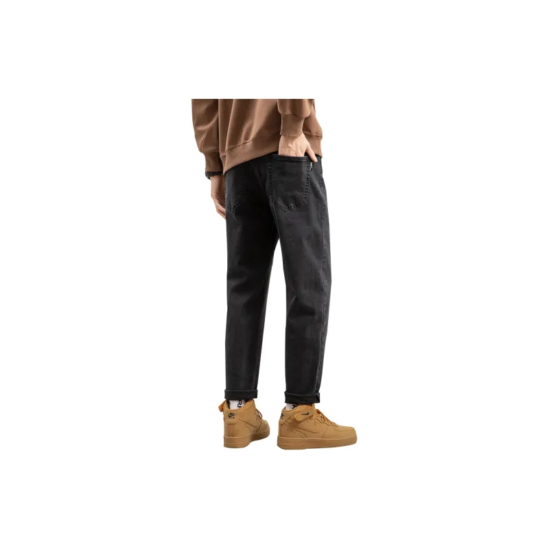 FASTFISH Jeans Men Black-1