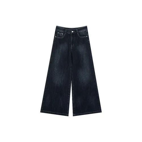 ELF SACK Jeans Women's Denim Dark Blue