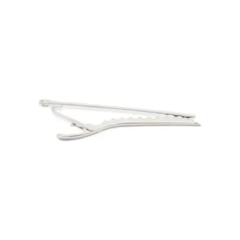 FERRAGAMO Brass Hair Clips Men's Silver