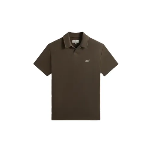 KITH Polo Shirts Men Olive Green