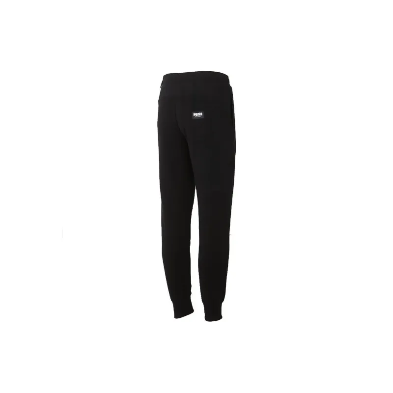 PUMA Knitted Sweatpants Men Black-1