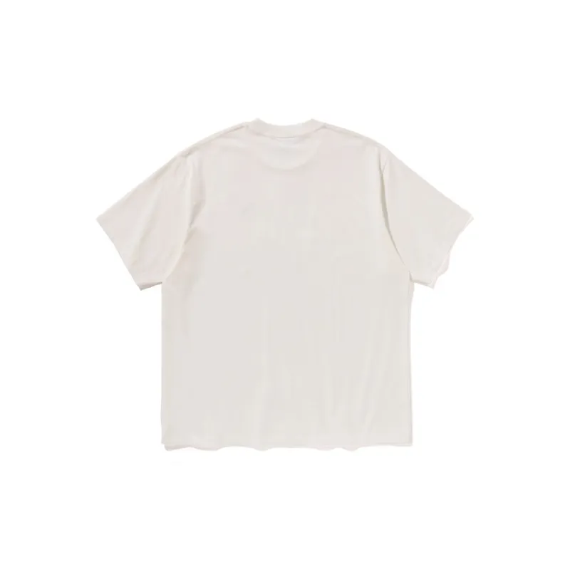 A BATHING APE Screen Print College Relaxed Fit Tee-4