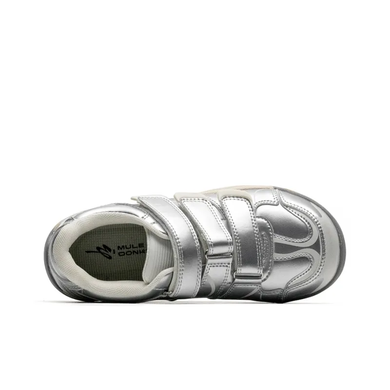 Mule Donkey Lightweight And Breathable Low-Top Skateboard Shoes Unisex Silver Box Included-5