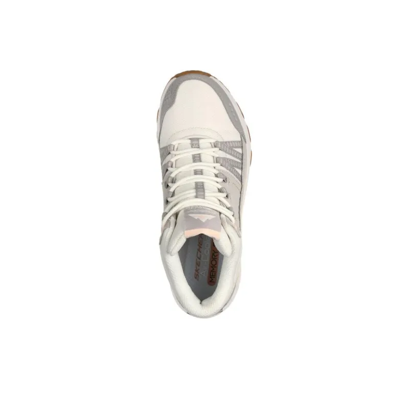 Skechers Escape Plan Anti-Slip Wear-Resistant Mid-Top Outdoor Shoes Women's Ecru-3